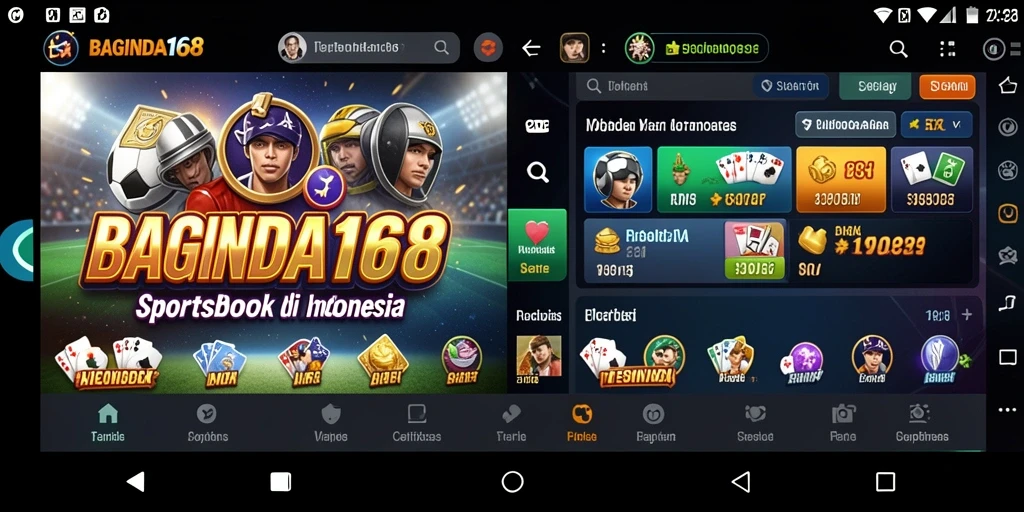 Tampilan menarik dari gameplay Sportsbook di BAGINDA168.