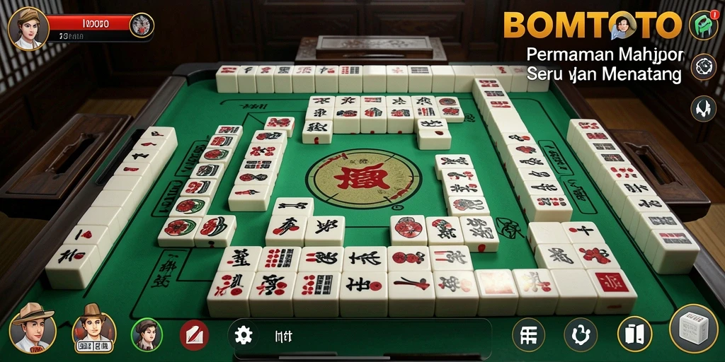 Gameplay seru dan menantang dalam BOMTOTO Mahjong.