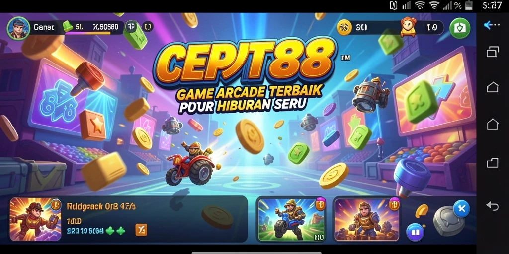 Tampilan gameplay seru dari CEPAT88 yang memacu adrenalin.